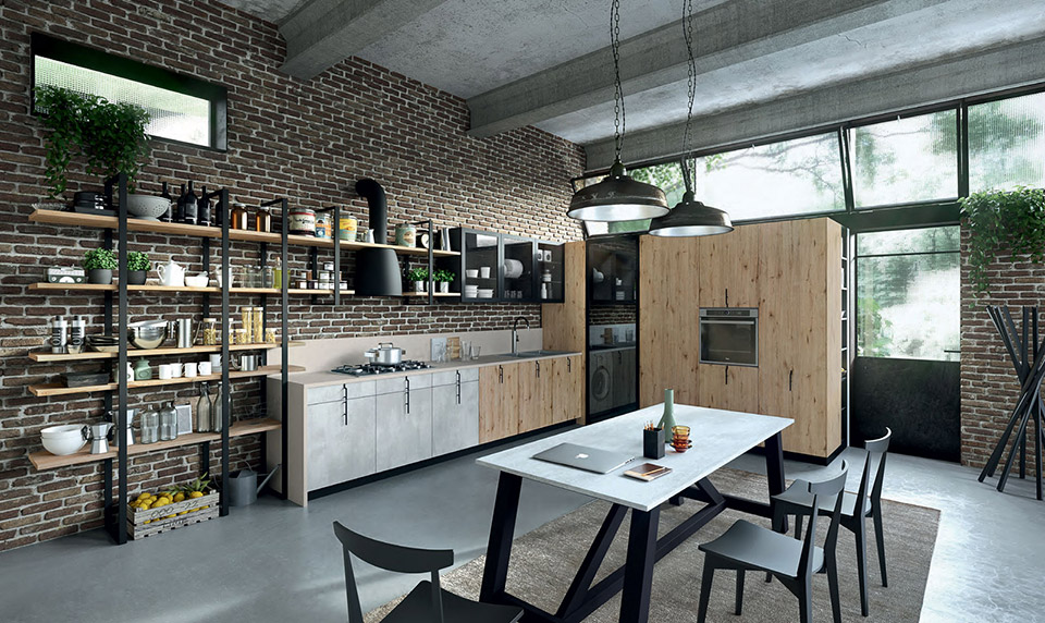 La Cucina E Industrial Chic